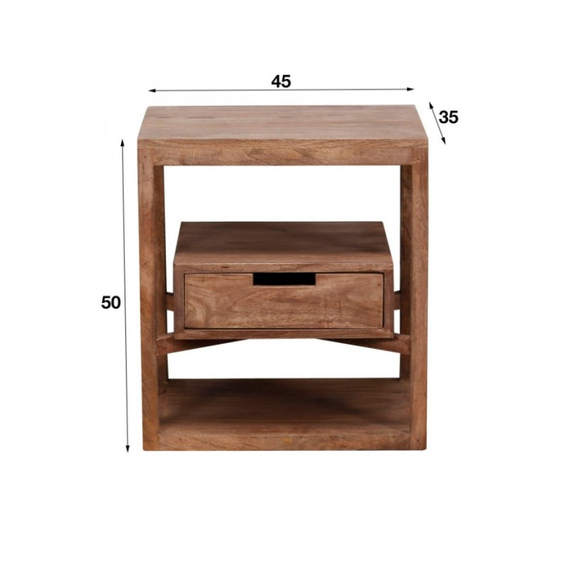 ZI Bedside table sahara 1 drawer